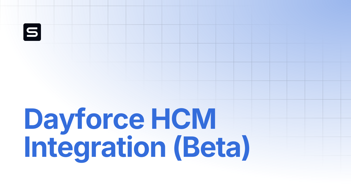 Dayforce HCM Integration (Beta) | Sprinto Docs