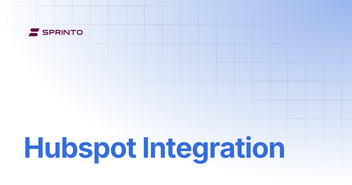 Hubspot Integration | Sprinto Docs