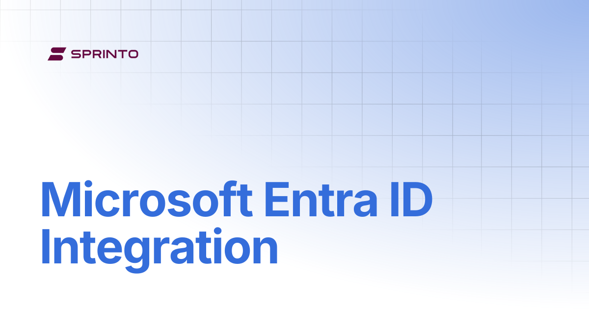 Microsoft Entra ID Integration | Sprinto Docs